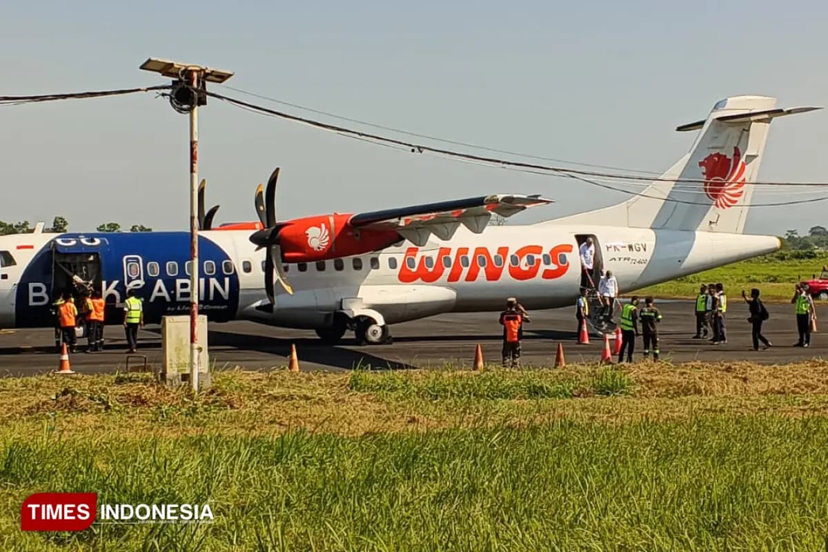 Hari Lahir Pancasila, Wings Air Terbang Perdana Hubungkan Surabaya-Jember